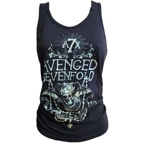 A7X Avenged Sevenfold "Hail To The King" Black Tank Top